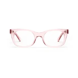 Caddis Reading Glasses, Bixby, Clear Pink