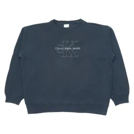 Calvin Klein Embroidery Black Sweatshirt