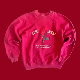 East West Rose Sweatshirt #8.21 Red XL