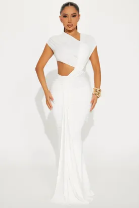 Elegant Elysian Cut-Out Maxi Dress