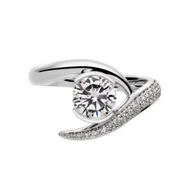 Entwined Rapture100 Engagement Ring - Platinum & 1.16ct Diamond