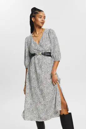 ESPRIT Printed Crepe Dress