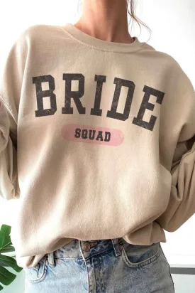 Explore More Collection - BRIDE SQUAD Graphic Sweatshirt