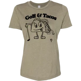 Golf & Tacos Women's T-Shirt Military Green