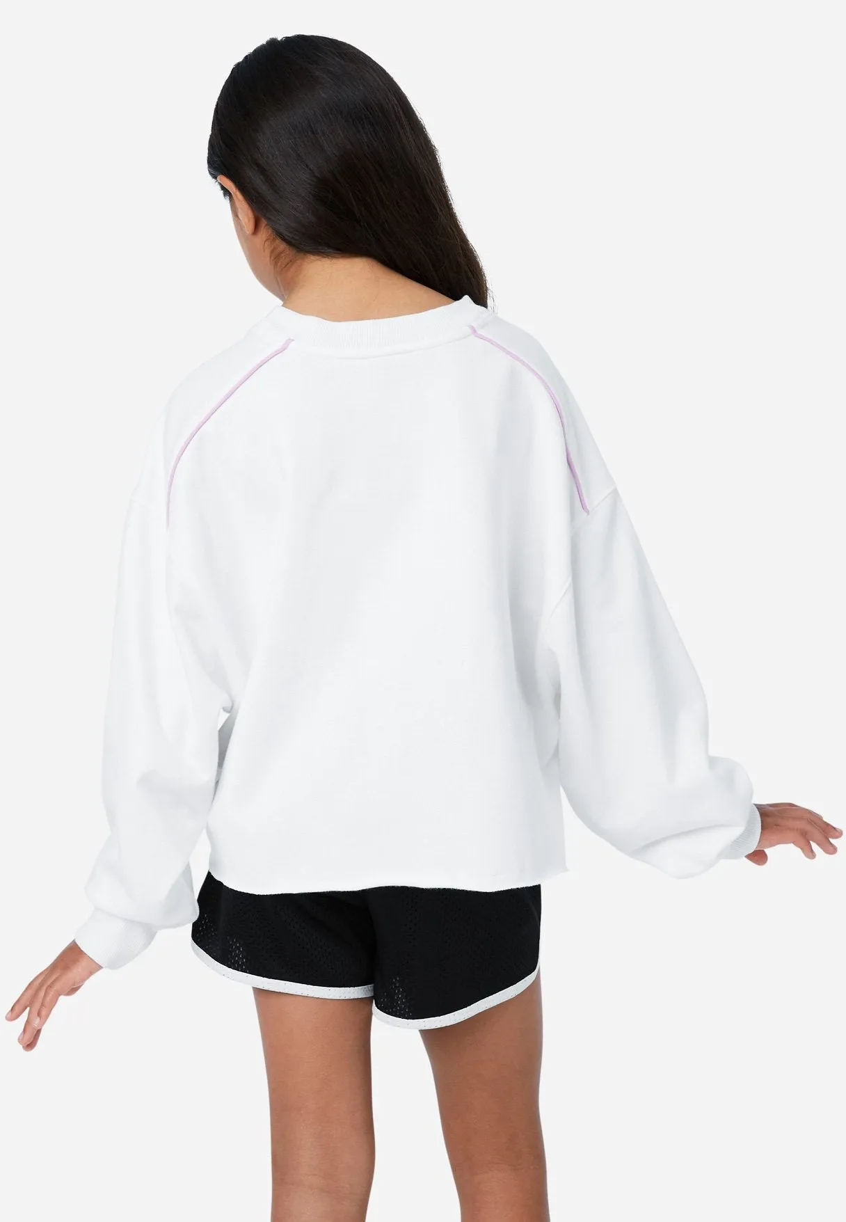 J Sport Graphic Oversized Sweatshirt