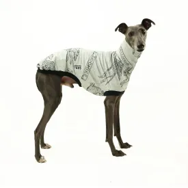 Love Dogs Grey Whippet Sleeveless Tweater