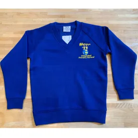 Millennium Integrated Primary v-neck school sweatshirt