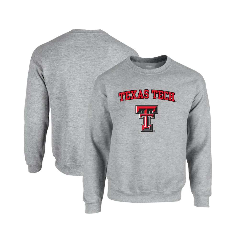 Official NCAA Texas Tech Red Raiders Mens Pullover Crewneck Sweatshirt