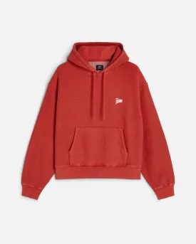 Patta Washed Classic Hooded Sweater (Haute Red)