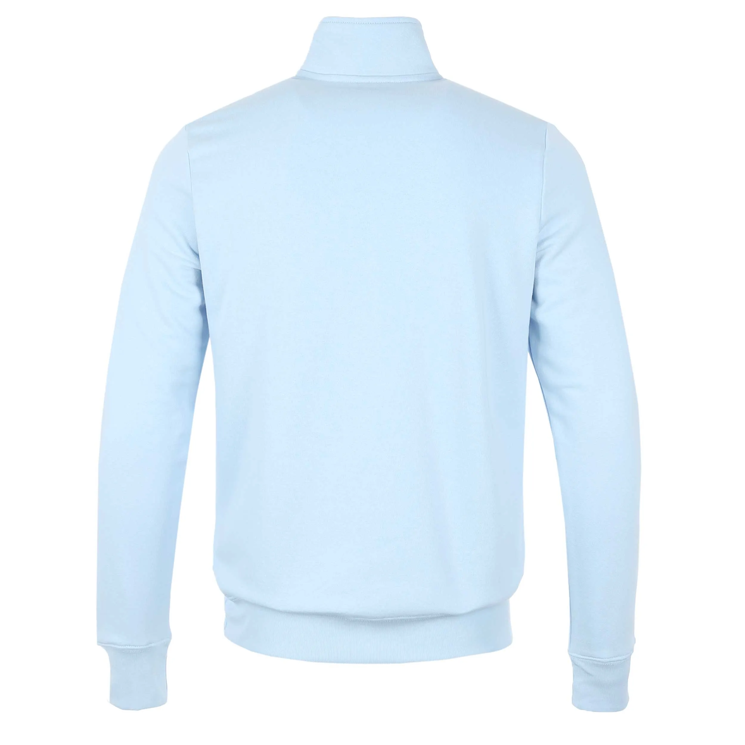 Paul Smith Half Zip Sweat Top in Sky Blue