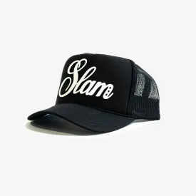 SLAM Big Game Hunters Camo Trucker Hat (Black)