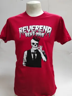 T-SHIRT -  Red - Reverend Beat-Man - Voodoo King Blood Font