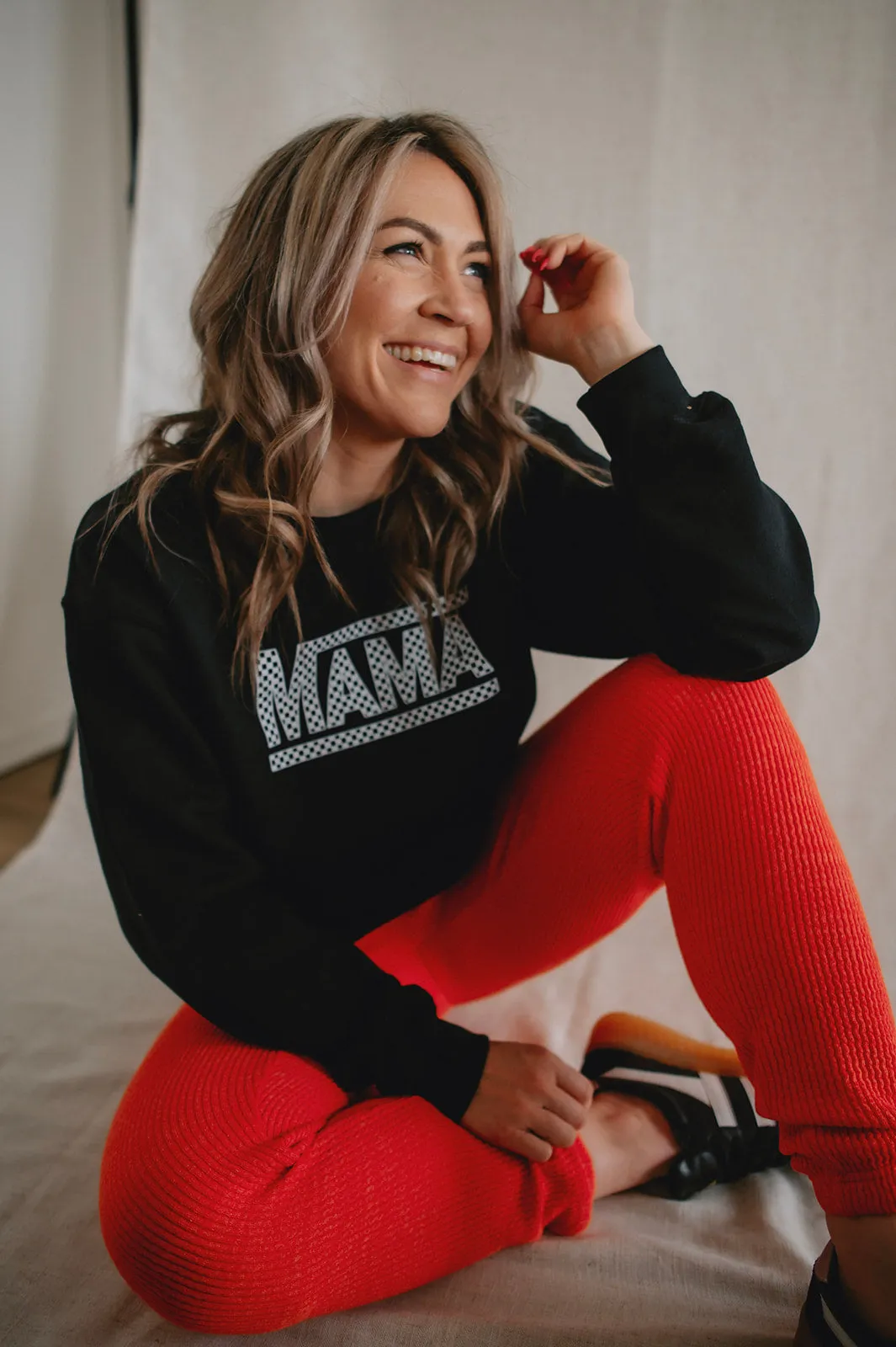 The Mama Checkerboard Sweatshirt